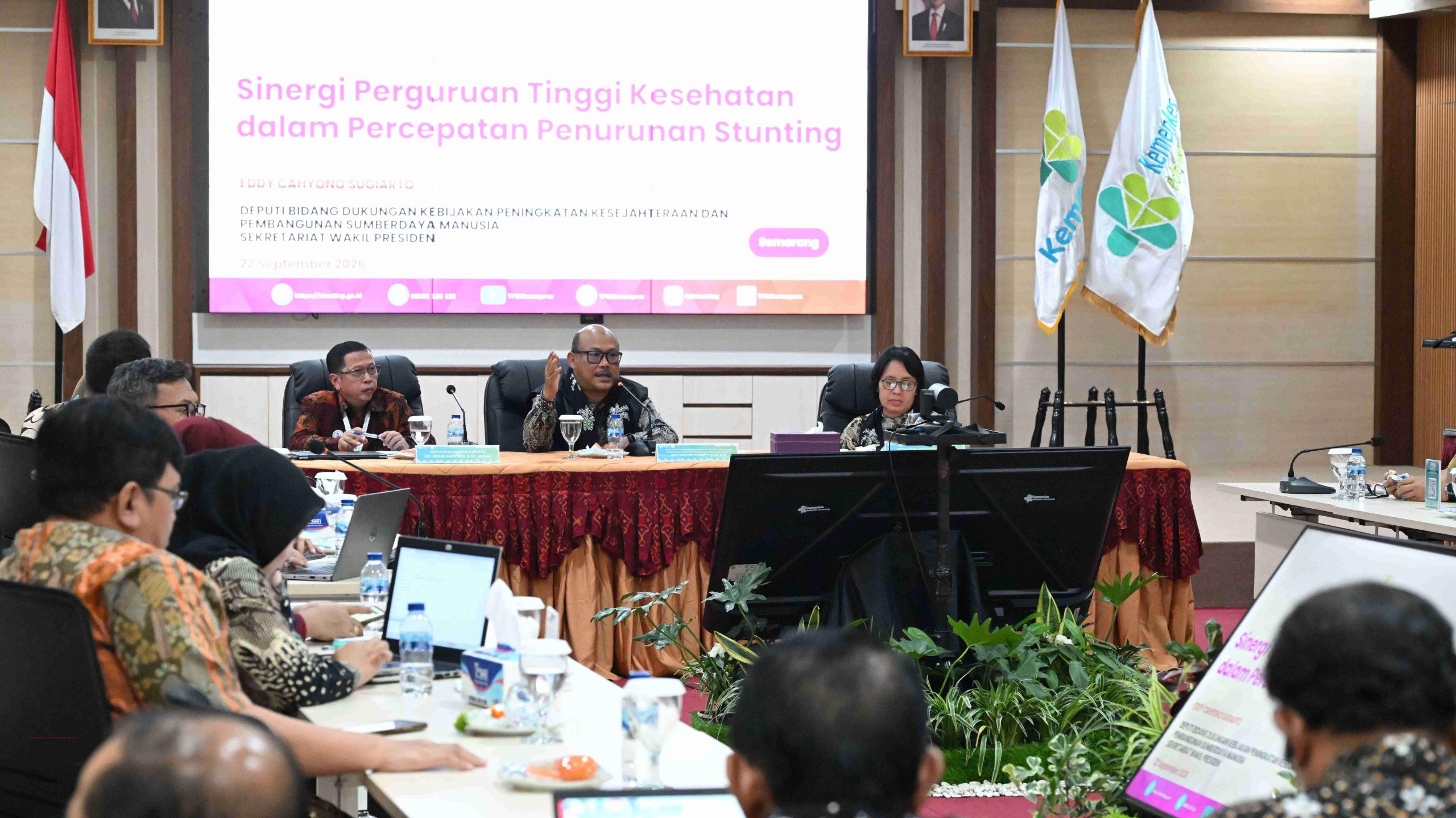 Setwapres dan Kemenkes Gandeng Poltekkes Semarang Atasi Stunting