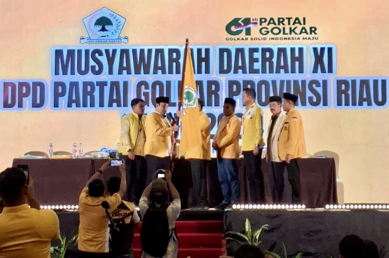 Pelantikan DPD I Golkar Riau Masih Menunggu Ketum Bahlil