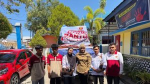Kebakaran di Sanrangeng Bone, Gerindra Salurkan Bantuan Logistik