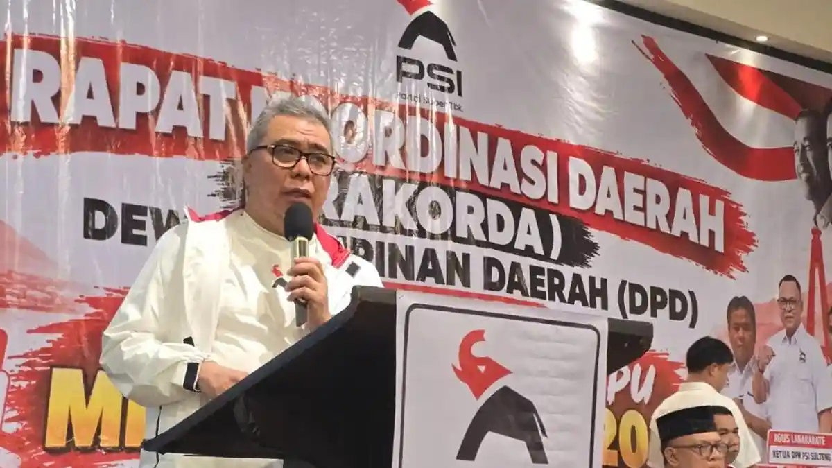 Ahmad Ali Pimpin Konsolidasi PSI Palu Menuju Pemilu 2029